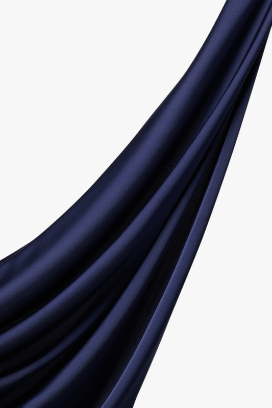 Perfect Satin Hijab - Navy