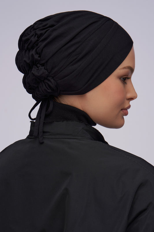 Criss–Cross Underscarf - Black