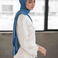 Premium Jersey Hijab - French Blue