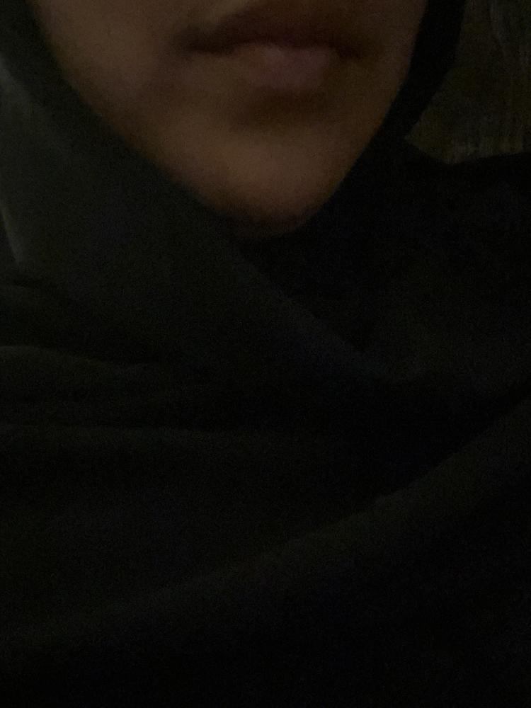 Everyday Chiffon Hijab - Black - Customer Photo From Abby