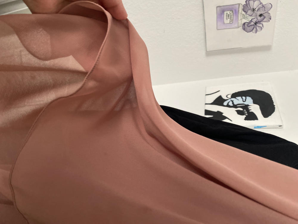 Everyday Chiffon Hijab - Rosewood - Customer Photo From malaika j.