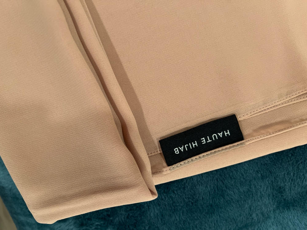 Everyday Chiffon Hijab - Blush - Customer Photo From Enas A.