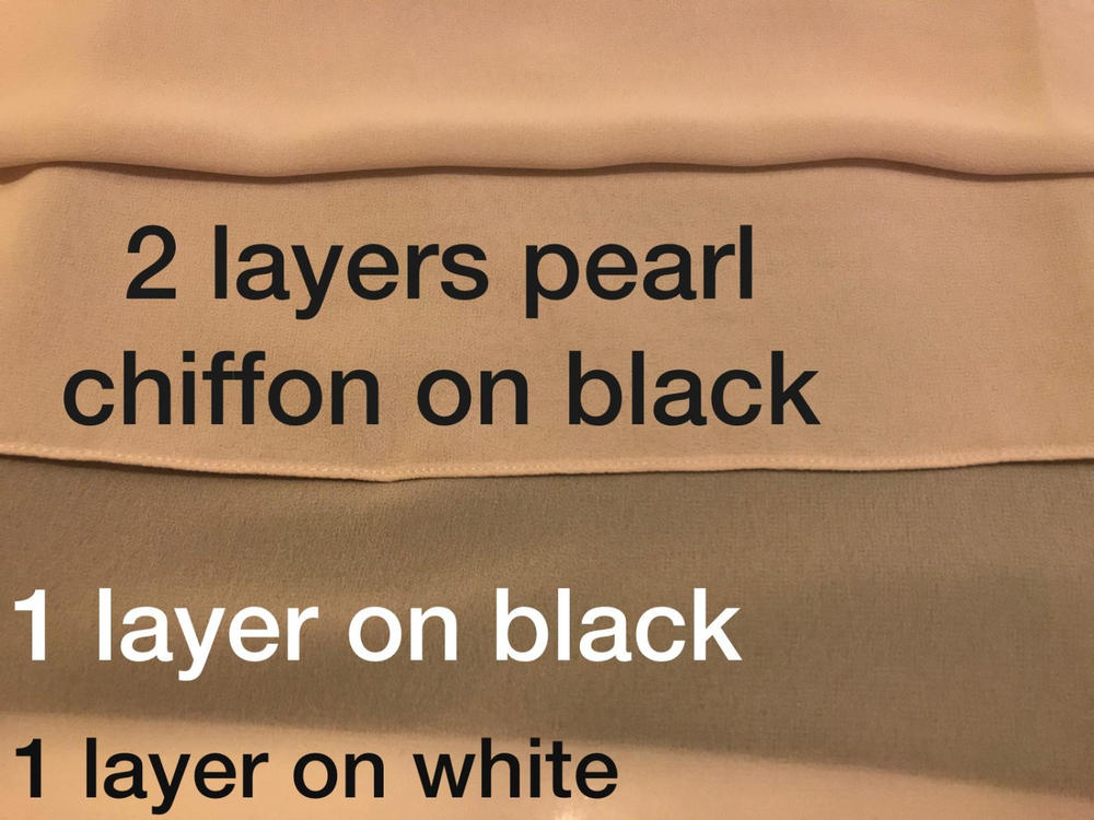 Everyday Chiffon Hijab - Pearl - Customer Photo From Sarah