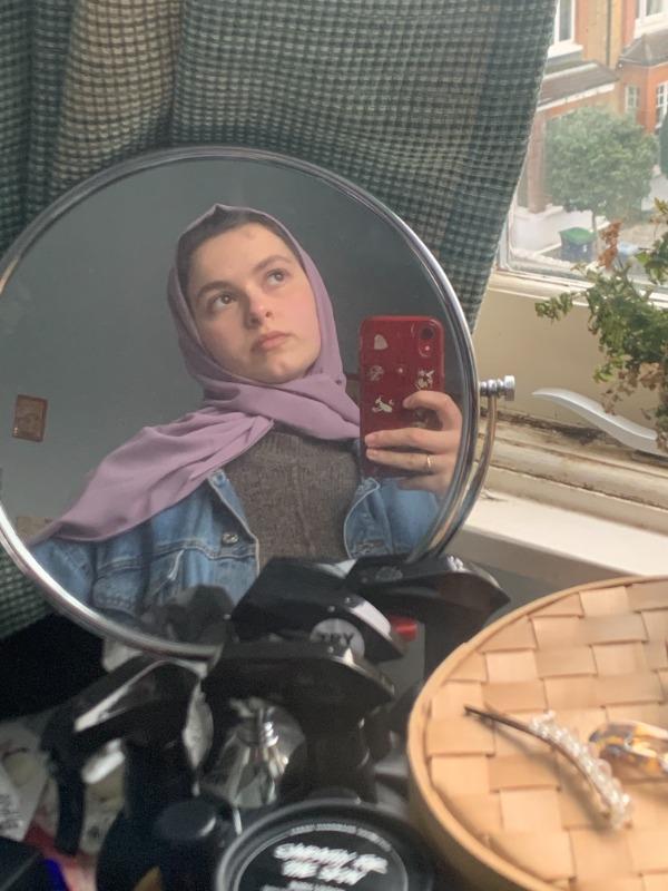 Everyday Chiffon Hijab - Wisteria - Customer Photo From Grace S.