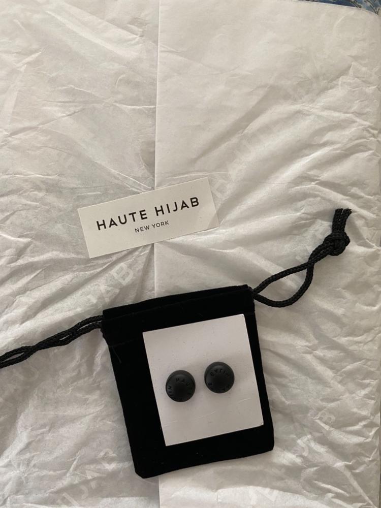 No–Snag Hijab Magnets - Matte Black - Customer Photo From Nourhan Mohamed