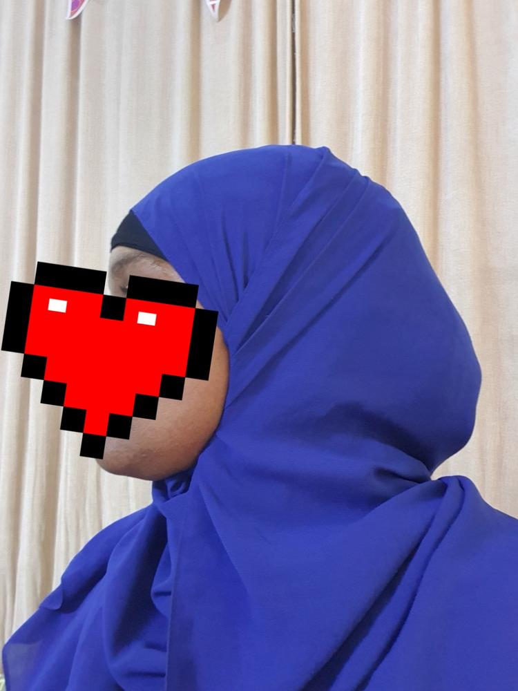 Silk-Blend Satin Underscarf - Black - Customer Photo From Betty Gandy-Tobin