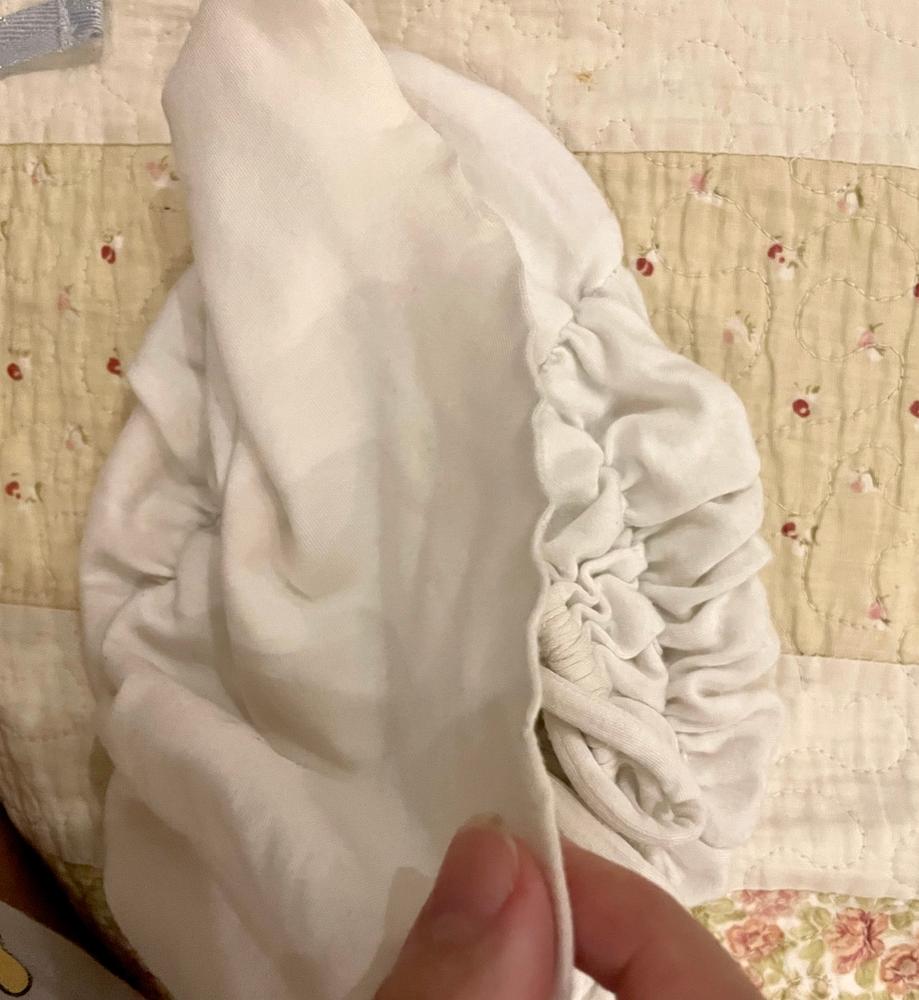 Silk-Blend Satin Underscarf - Mink - Customer Photo From Rania