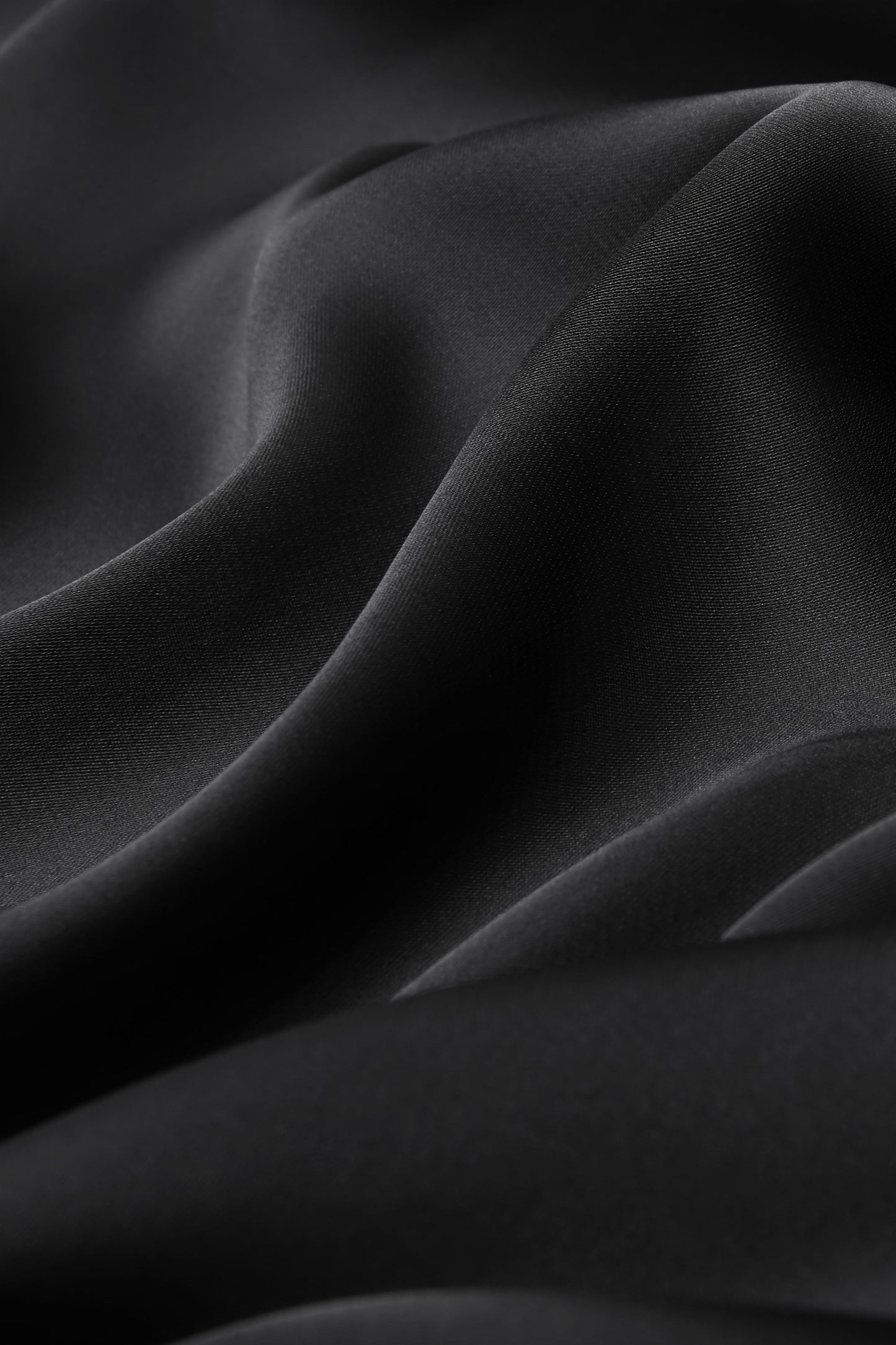 Perfect Satin Hijab - Black