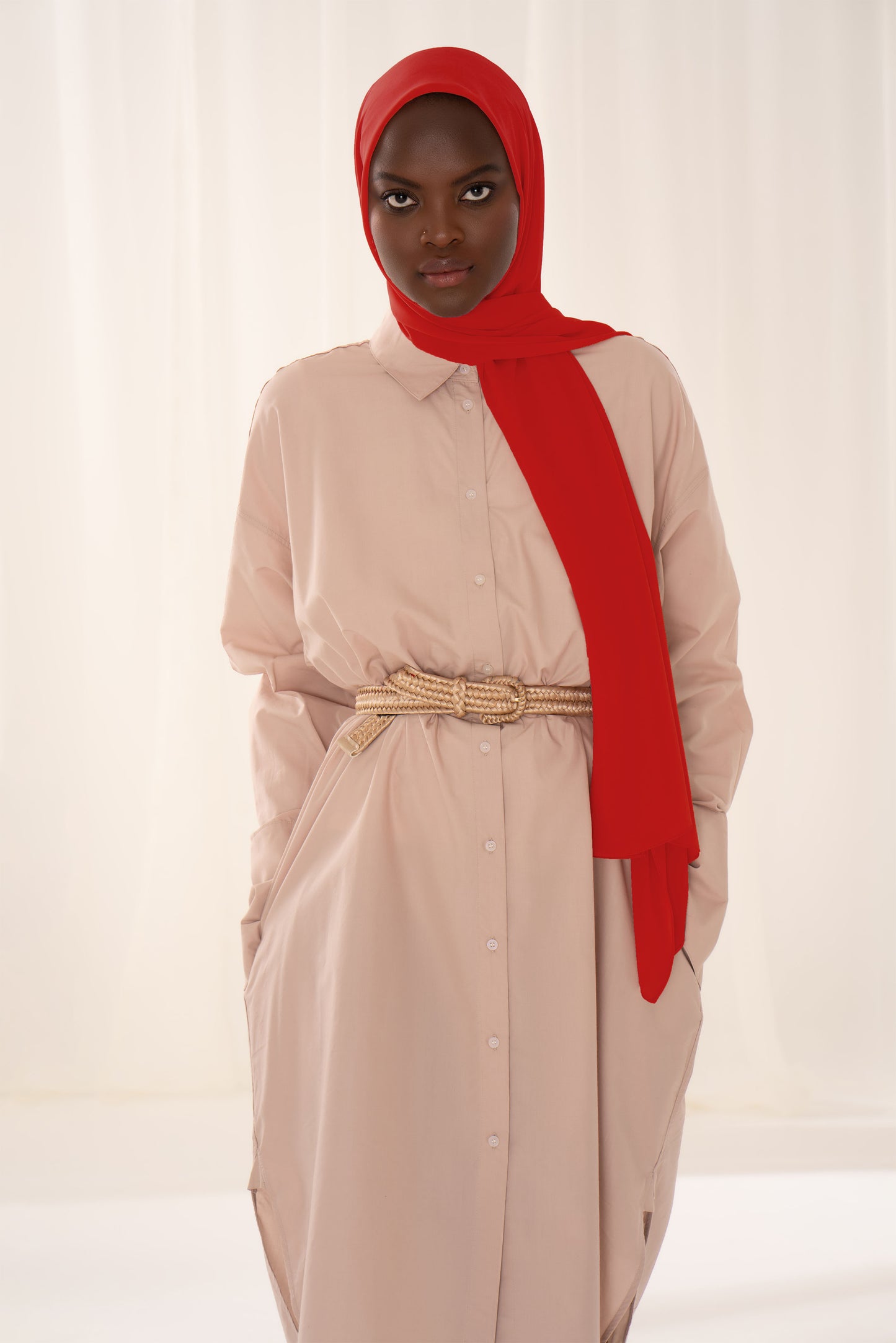 Everyday Chiffon Hijab - Cherry