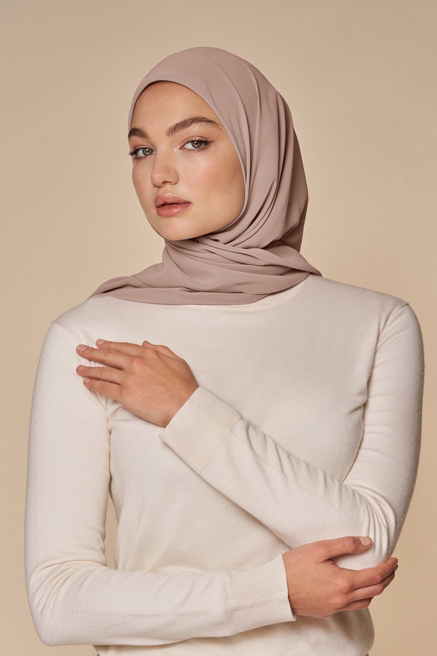 Everyday Chiffon Hijab - Dusty Mauve