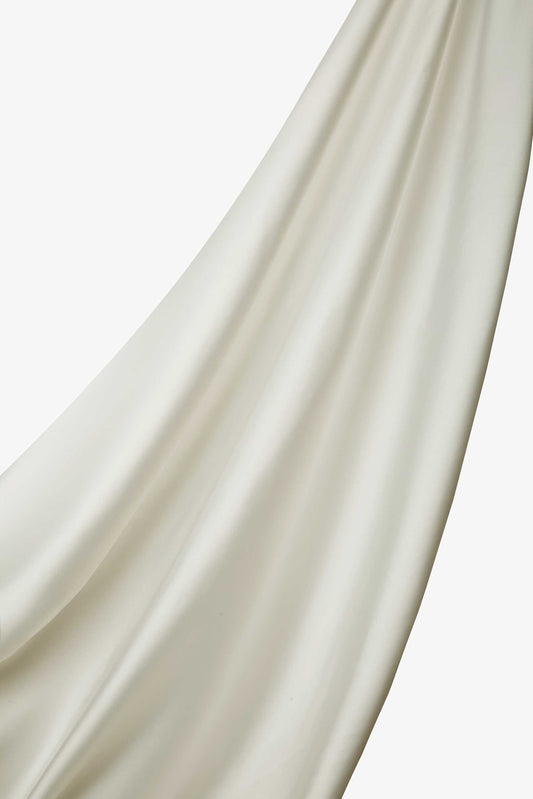 Perfect Satin Hijab - Ivory