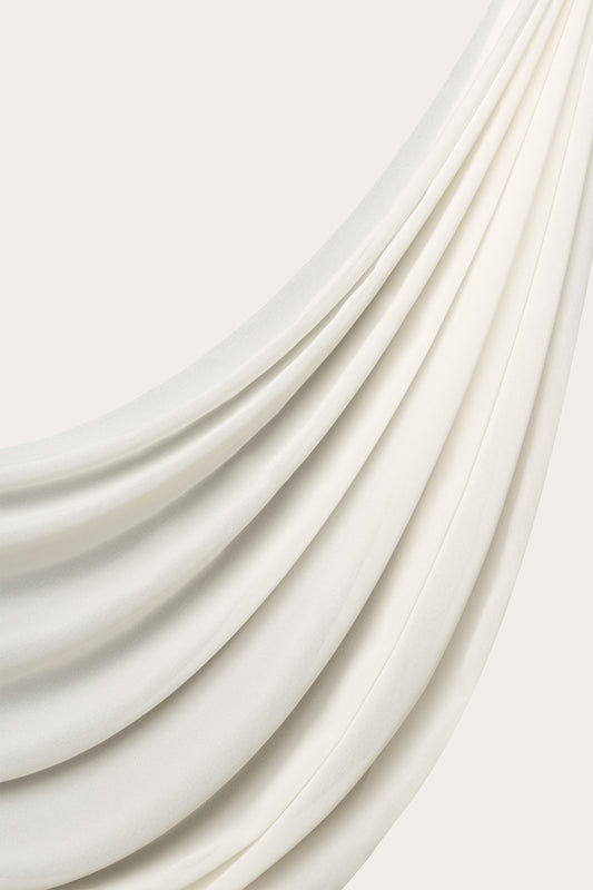 Recycled Chiffon Hijab - Ivory