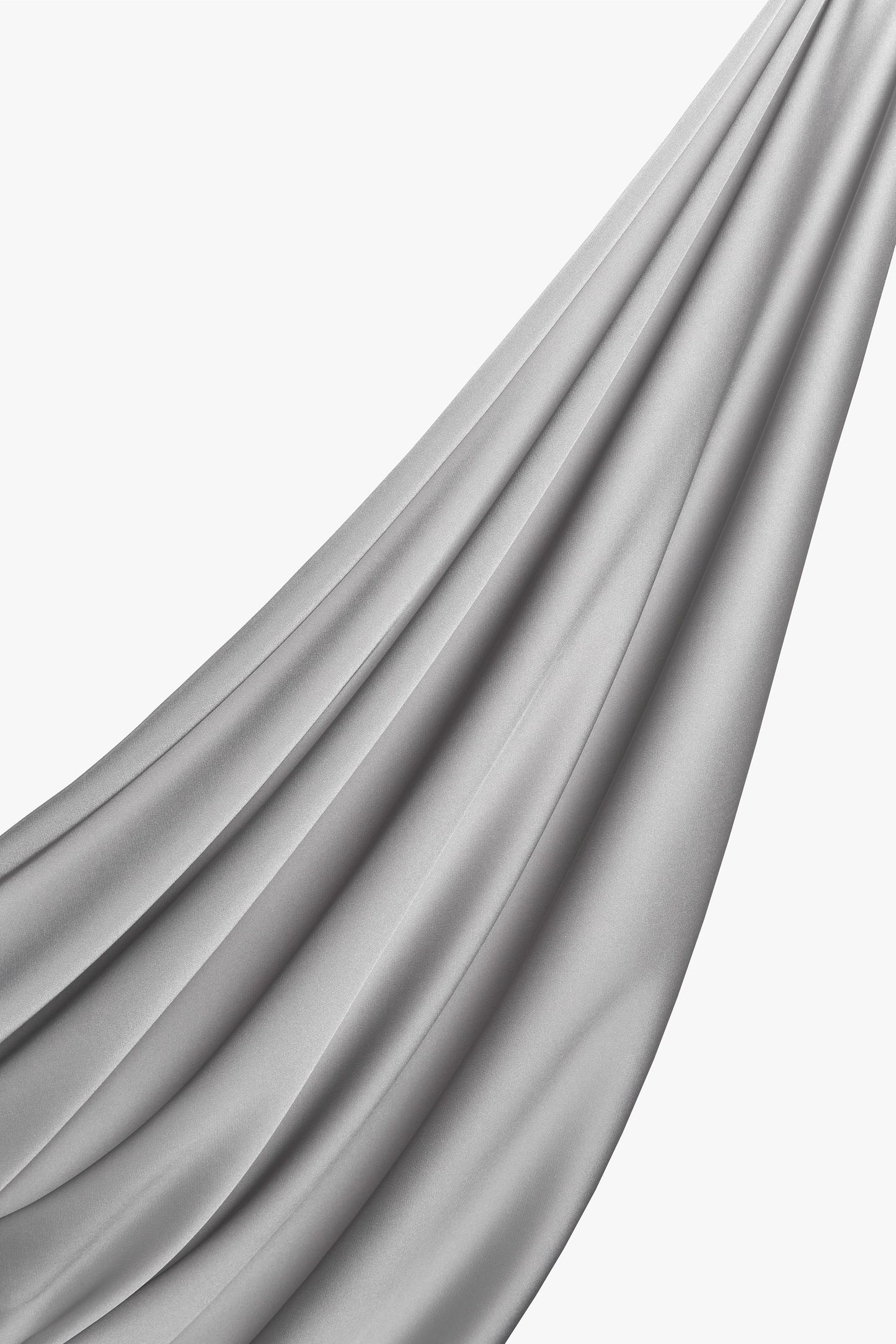Perfect Satin Hijab - Silver